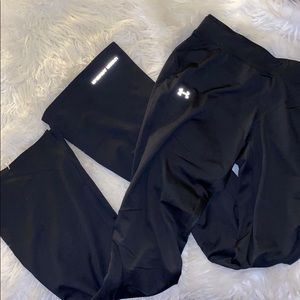 Under Armour Black Yoga Pants / Flared Leggings